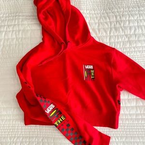 Vans Off the Wall Cropped Hoodie (Barely worn)